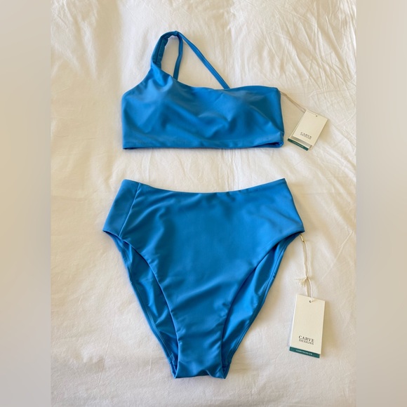 Carve Designs Other - Carve Designs | SZ Large | Blue Lagoon Bondi Top & Lani Pocket Bottoms | Swim